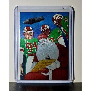 Coach Claus and Da’ Deers 1994 Playoffs NFL Football Card